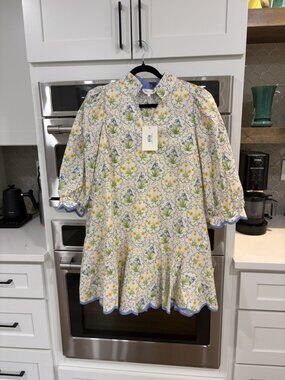 Entro Cream Floral Dress